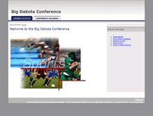 Tablet Screenshot of bigdakotaconference.org